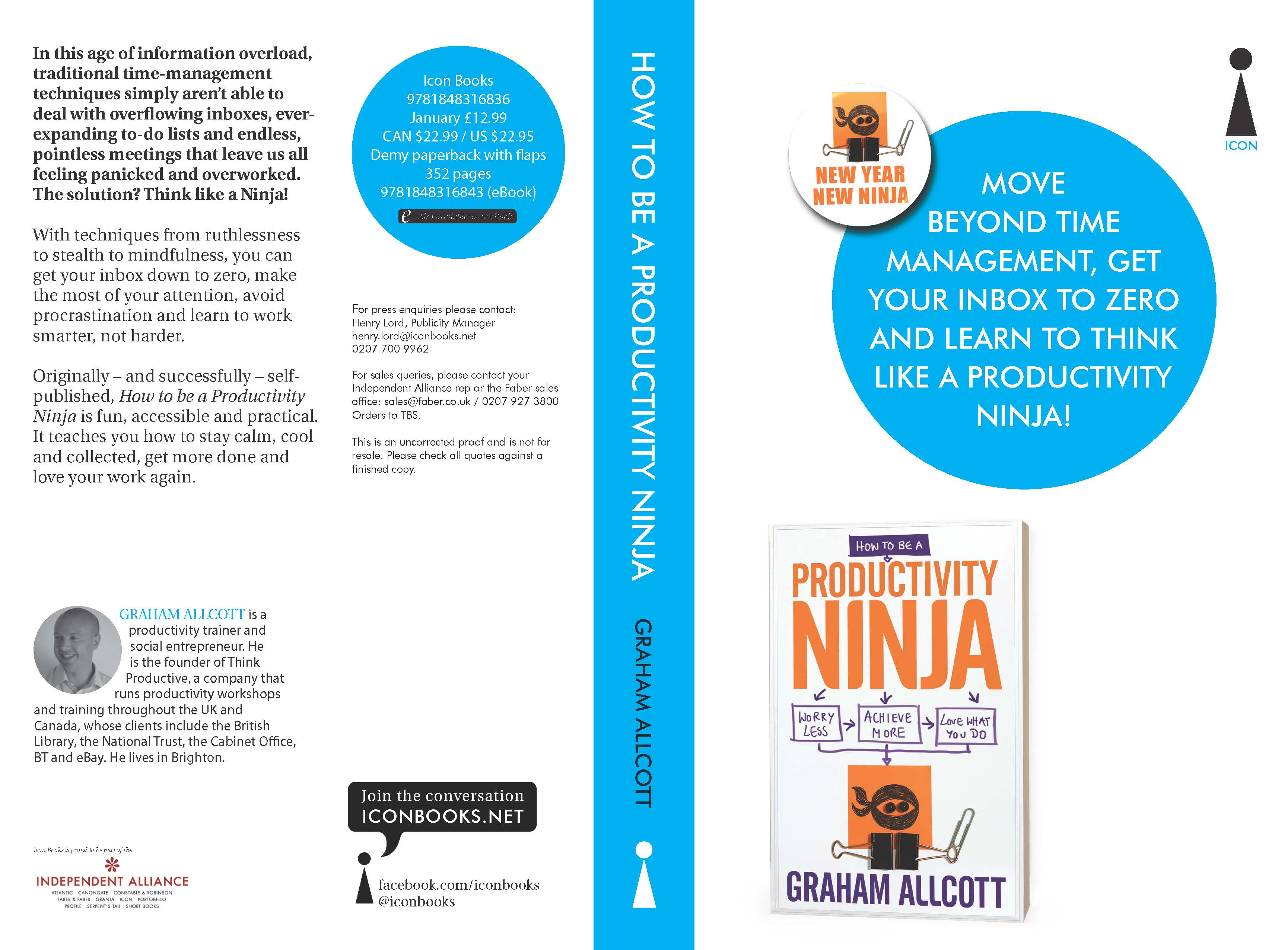 How to Be a Producitivity Ninja proof - cover 