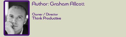 Graham Alcott is Owner / Director of Think Productive UK and author of How to be a Productivity Ninja